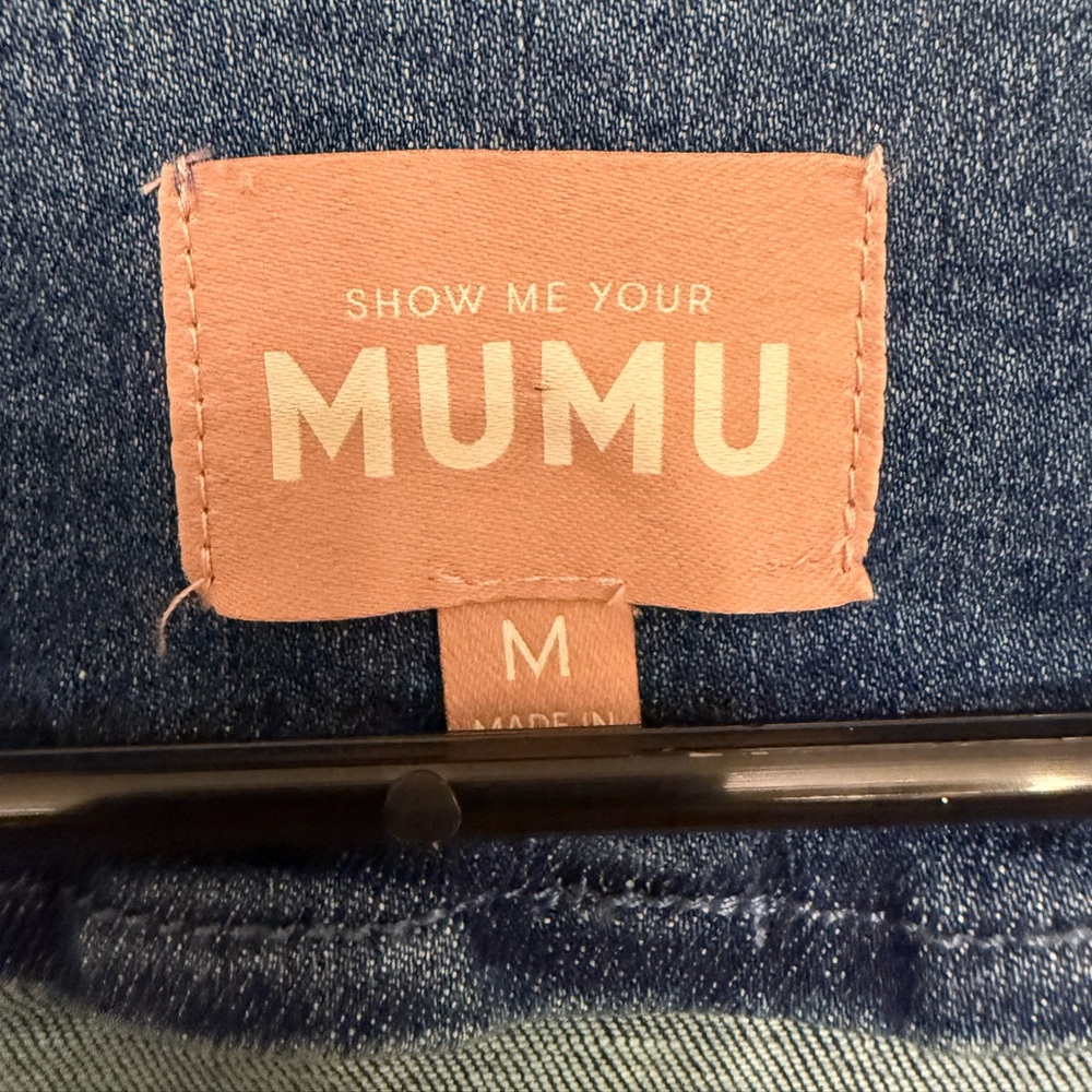 Show Me Your Mumu Heartland Jumpsuit in Braided True Blue - Picture 7 of 13